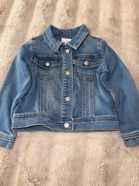 Cat & Jack Light Blue Denim Jean Jacket for Kids